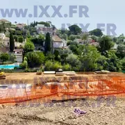 Terrassement et fondations en cours sur la parcelle 05.2026